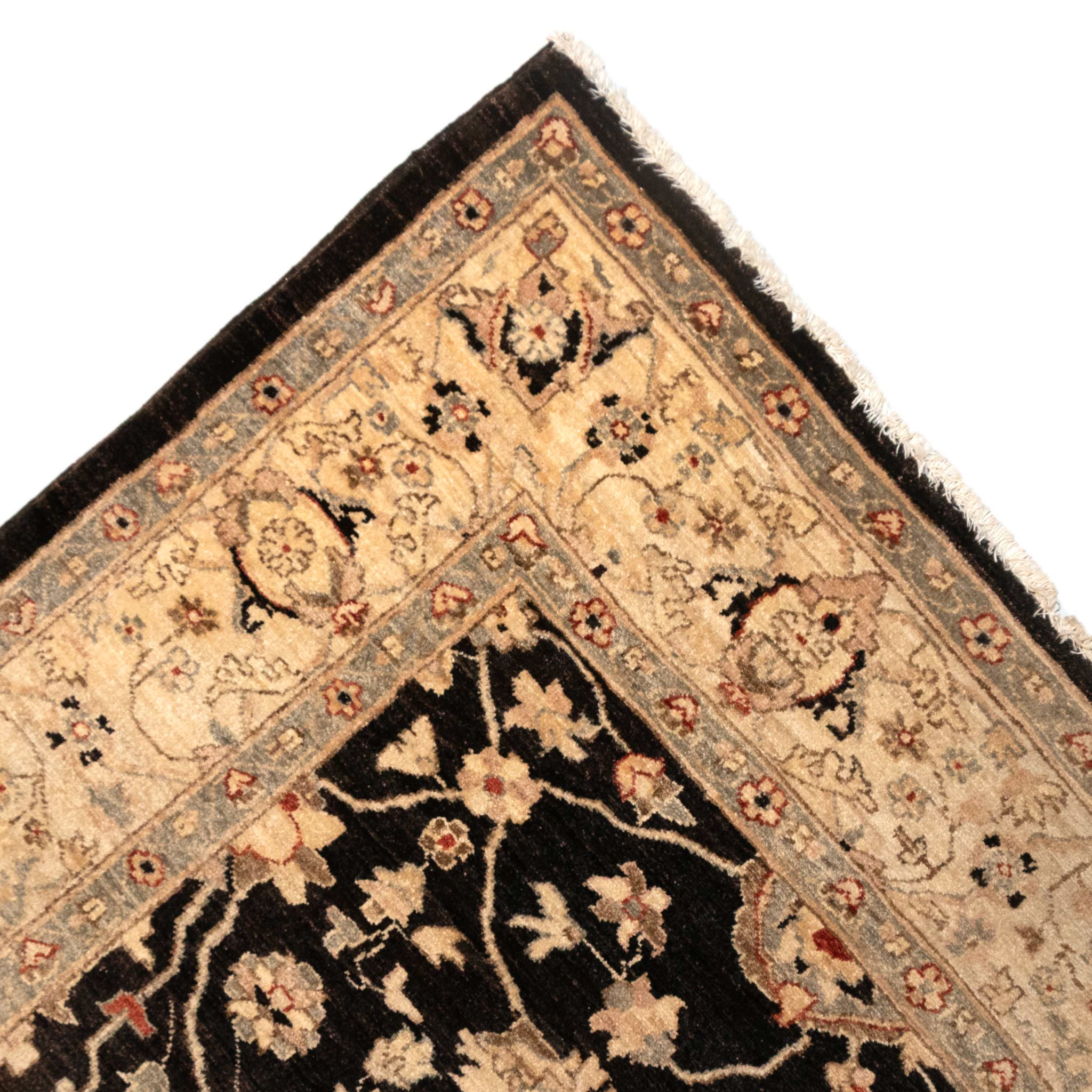 ZMBJS_375 -2 6’10” x 6’4” Hand Knotted Square Wool Sultanabad Rug - Image 1