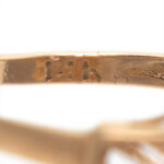 Vintage Amethyst and Diamond Ring in 14 Karat Gold - Image 6
