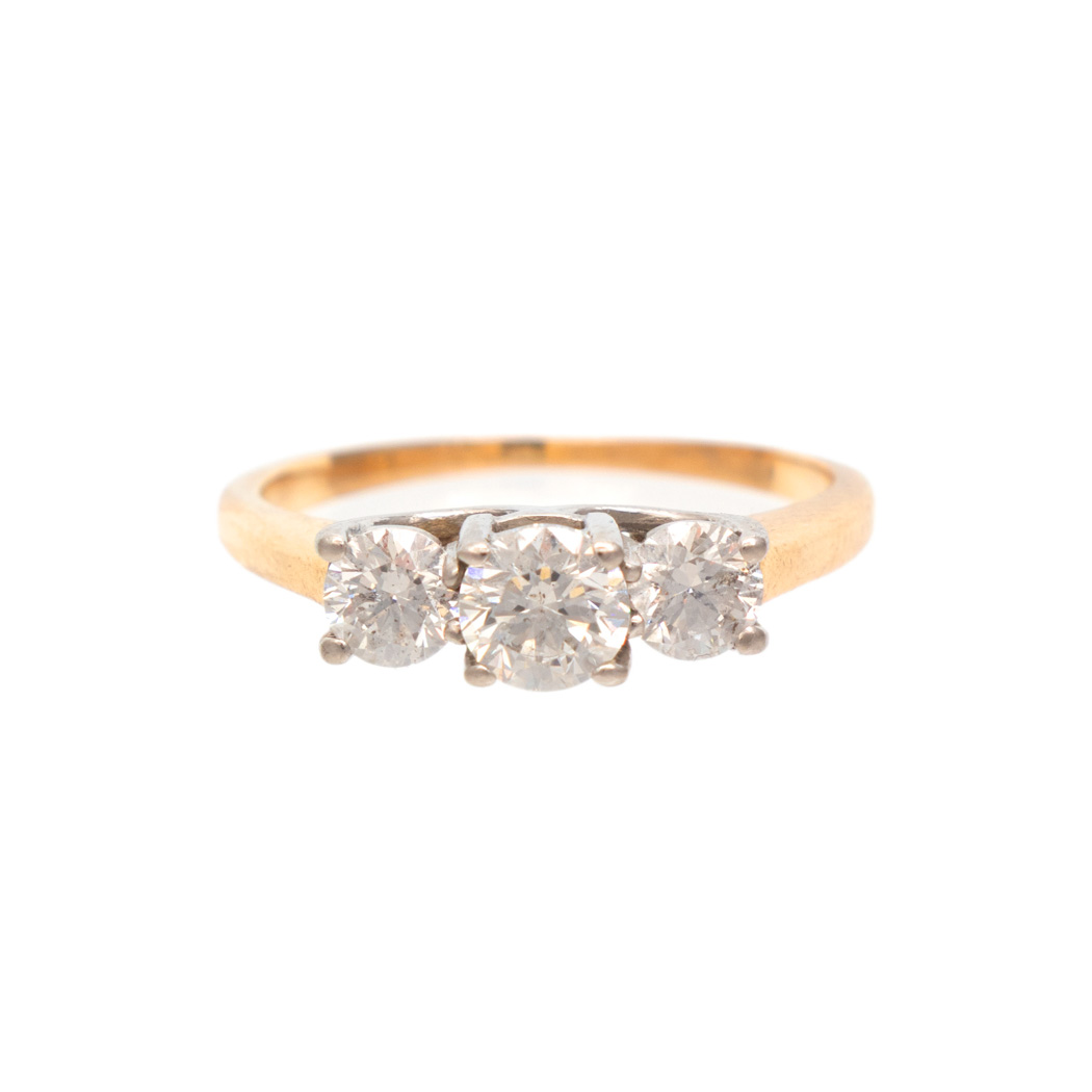 LD_10153-3 1 Carat Total Weight Diamond Ring in 14 Karat Gold - Image 1