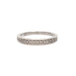 Diamond Band in 14 Karat White Gold