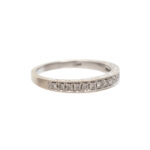 Diamond Band in 14 Karat White Gold - Image 4
