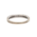 Diamond Band in 14 Karat White Gold - Image 5