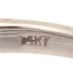 Diamond Band in 14 Karat White Gold - Image 6