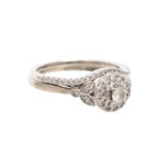 Diamond Wedding Set in 14 Karat White Gold - Image 4