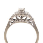 Diamond Wedding Set in 14 Karat White Gold - Image 3