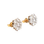 Pair of 2.25 Carat Total Weight Diamond Stud Earrings in 14 Karat Gold