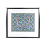 Unsigned “Fossil Twist” Framed Serigraph