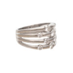 Multi-Band Diamond Ring in 14 Karat White Gold - Image 3