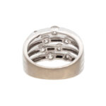 Multi-Band Diamond Ring in 14 Karat White Gold - Image 4