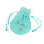 TIFFANY & CO. Sterling Silver Twist Knot Pendant on Chain - Image 2
