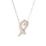 TIFFANY & CO. Sterling Silver Loving Heart Paloma Picasso Pendant on Chain - Image 3