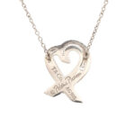 TIFFANY & CO. Sterling Silver Loving Heart Paloma Picasso Pendant on Chain - Image 4