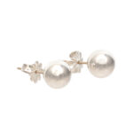 Pair of TIFFANY & CO. Sterling Silver Ball Stud Earrings - Image 3