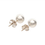 Pair of TIFFANY & CO. Sterling Silver Ball Stud Earrings - Image 4