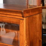 Amish Made Walnut Finish Three-Tier Barrister Bookcase - Image 4