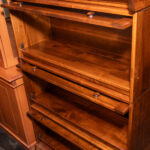 Amish Made Walnut Finish Three-Tier Barrister Bookcase - Image 5