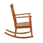 Antique Mission Tiger Oak Rocker - Image 5