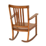 Antique Mission Tiger Oak Rocker - Image 6