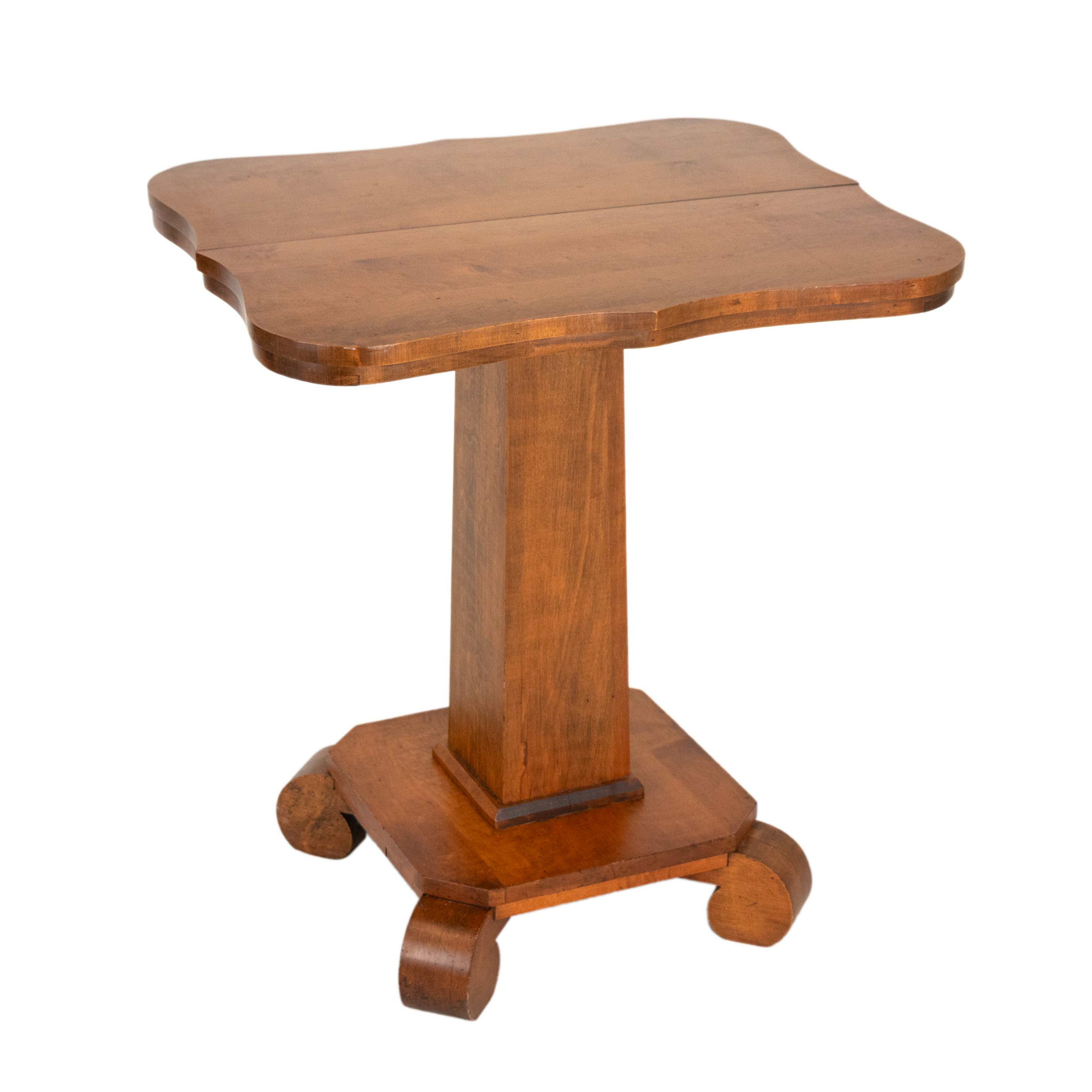 ZWYS_416 -2 Vintage Empire Style Pedestal Table - Image 1