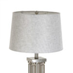 Modern Multi-Column Brushed Nickel Floor Lamp - Image 4