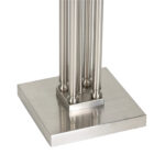 Modern Multi-Column Brushed Nickel Floor Lamp - Image 3
