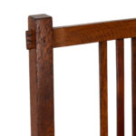 Antique Quarter Sawn Oak Arts & Crafts Style Armchair - Image 2