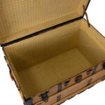 Antique EAGLE LOCK Steamer Trunk - Image 7