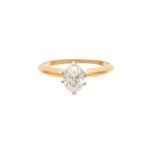 Diamond Solitaire Ring in 14 Karat Gold