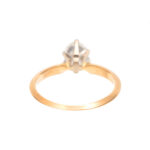 Diamond Solitaire Ring in 14 Karat Gold - Image 4