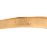 Diamond Solitaire Ring in 14 Karat Gold - Image 6