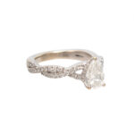 1 Carat Total Weight Diamond Ring in 14 Karat White Gold - Image 3