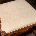 Vintage Oak Dining Table with 2 Leaves and 6 Chairs - Image 6
