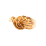 Swirl High Polish Ring in 14 Karat Gold