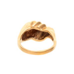 Swirl High Polish Ring in 14 Karat Gold - Image 4