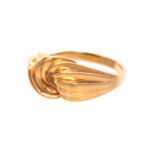 Swirl High Polish Ring in 14 Karat Gold - Image 5