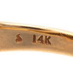Swirl High Polish Ring in 14 Karat Gold - Image 6