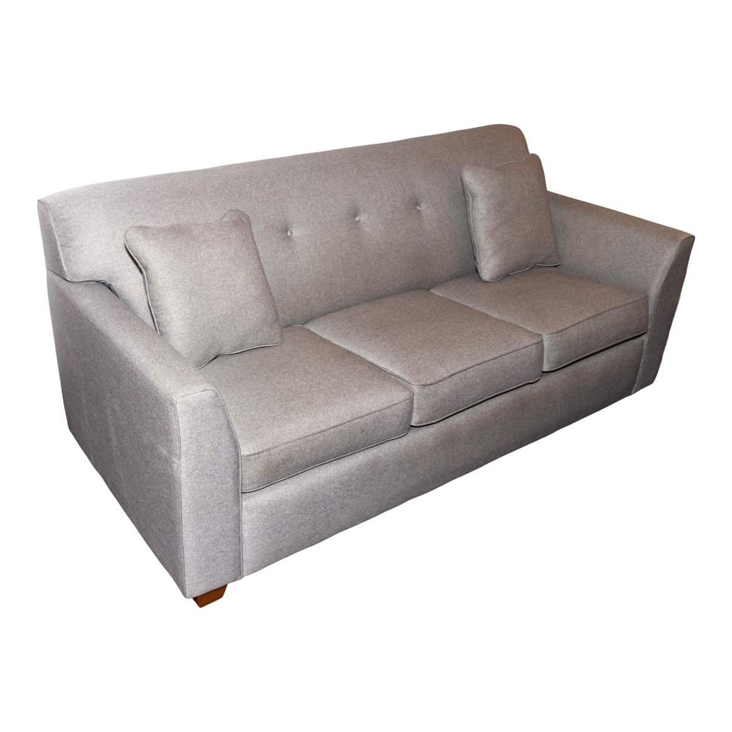 ZGML_100-2 LA-Z-BOY Dixie Premier Sleeper Sofa in Grey Upholstery - Image 1