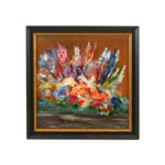 NJ PESCI “Floral Still Life” Original Oil on Canvas