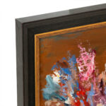 NJ PESCI “Floral Still Life” Original Oil on Canvas - Image 3