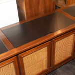 Vintage WESTINGHOUSE Mid Century Modern Walnut Solid State 300 Record Player Console - Image 2