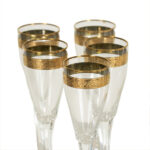 6 Piece MOSER Copenhagen Decanter with Flutes - Image 2