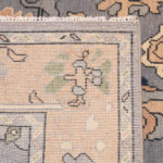 9’ x 6’1” WELL APPOINTED HOUSE Handcrafted Wool Grace Oushak Rug in French Blue - Image 6