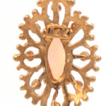 Pair of Opal Drop Earrings in 14 Karat Gold - Image 4