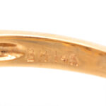 Opal and Iolite Ring with Diamond Accents in 14 Karat Gold - Image 6