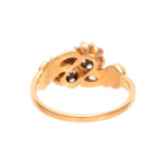 Antique Victorian Opal and Diamond Ring in 14 Karat Gold - Image 4