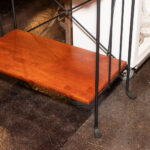 Charleston Forged Iron and Cherrywood Bakers Rack - Image 4