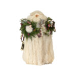 KAY BURKART Silver Fox Fur ‘Father Christmas’ Figure