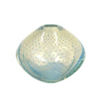 ROBERT EICKHOLT Blown Glass Controlled Bubble Vase