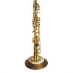 Soprano Saxophone Table Lamp with Black Shade - Image 2