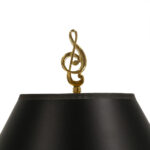 Alto Saxophone Table Lamp with Black Shade - Image 3